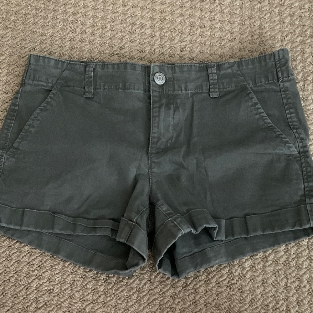 Aeropostale Casual Olive Women Shorts